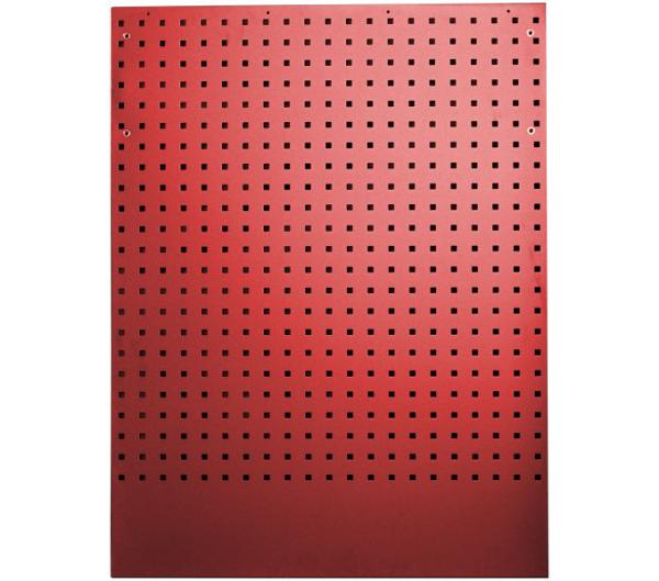 VAR Werkzeuglochwand MO-52236 für Eckschrank 1052 x 800 x 24 mm Rot