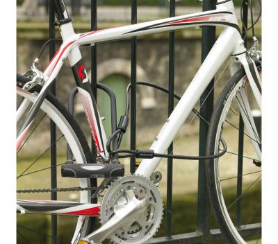 Master Lock Bügelschloss 8274 Schwarz 13 mm x 210 mm x 110 mm / 10 mm x 1200 mm Schlüssel Produktbild 5