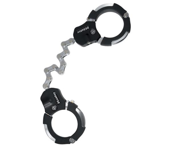 Master Lock Handschellenschloss Street Cuff 8290 Schwarz Weite Bügel: 76 mm Schlüssel