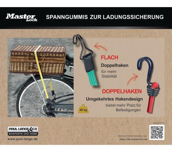 Master Lock ML Schild Slatwall Gurte 150x250mm RAL 9005