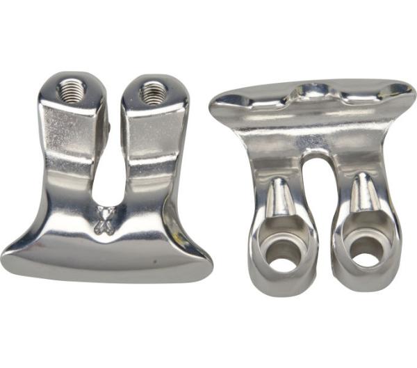 PRO Klemmeinsatz Doppelverschraubung allg. für Vibe, XCR Silber