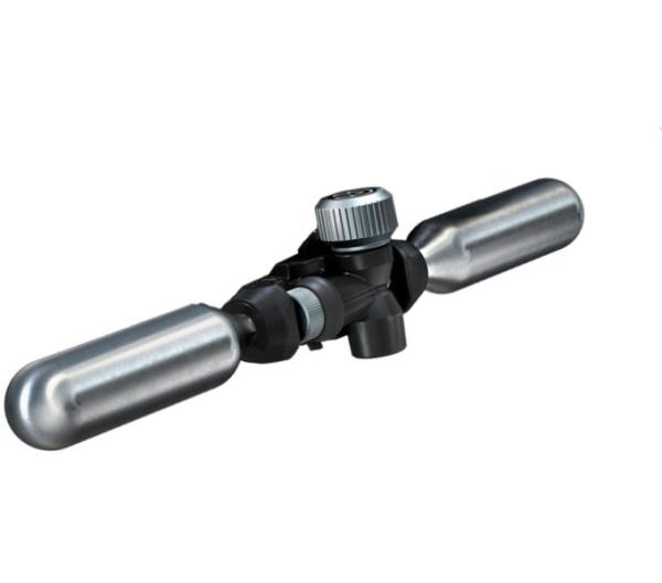 PRO Co2 Halter Smart Passend für 2 Patronen+1 Inflator
