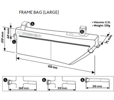 PRO Rahmentasche Discover 5,5 l Produktbild 3