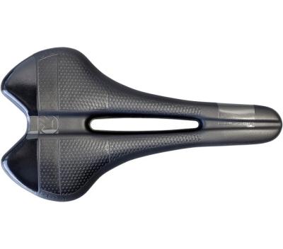 PRO Fahrradsattel Falcon Gel 142 mm Schwarz Edelstahl Gestell Produktbild 3