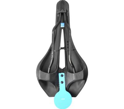 PRO Fahrradsattel Turnix Performance AF 132 mm Schwarz Edelstahl Gestell Produktbild 4