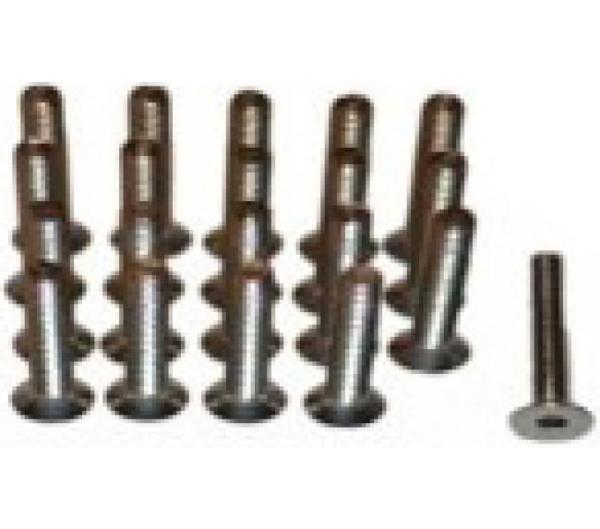 PRO Spacer-Schrauben Missile Evo 20 Stück. Edelstahl M6 x 45 mm