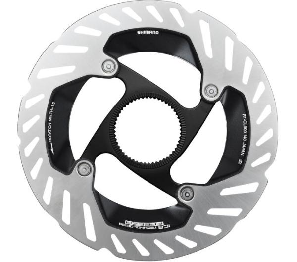 SHIMANO Bremsscheibe RT-CL900, 160 mm, Lockring innenverzahnt mit Magnet f&uuml;r EW-SS302