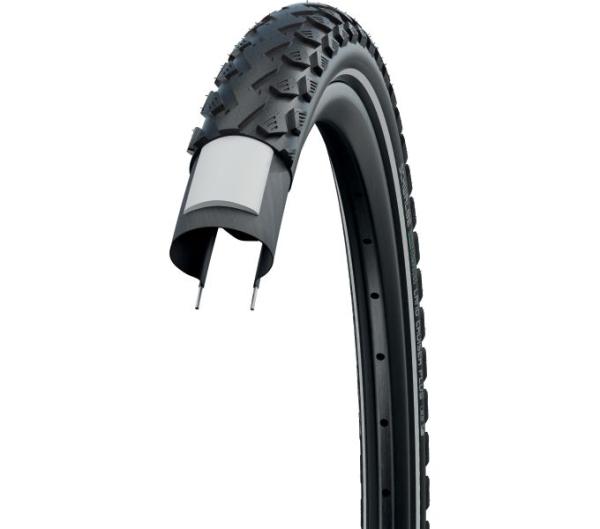 Schwalbe LAND CRUISER PLUS Active Line Green Compound PunctureGuard 50-507 Schwarz/Reflex