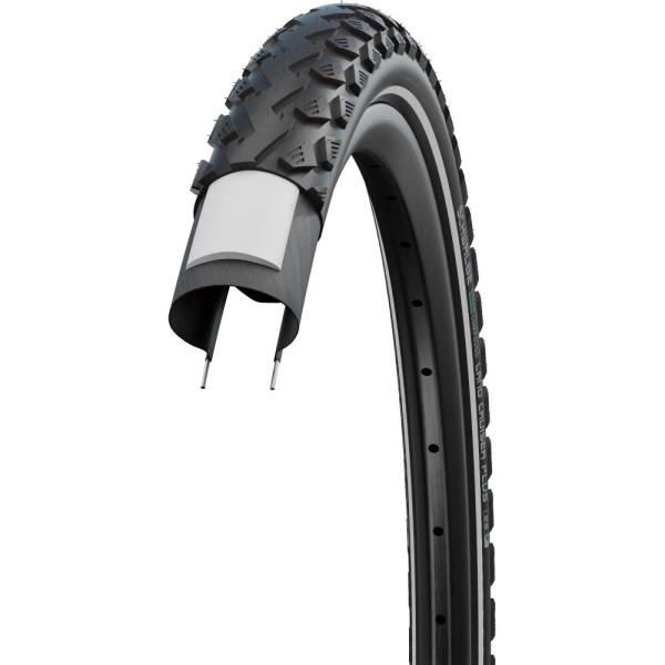 Schwalbe DRAHTREIFEN LAND CRUISER PLUS ActGreen Compound PunctureGuard 42-622 Schwarz/Ref