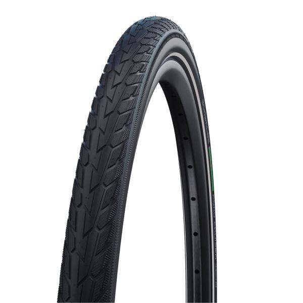 Schwalbe DRAHTREIFEN ROAD CRUISER ActGreen Compound K-Guard 44-584 Schwarz/Reflex