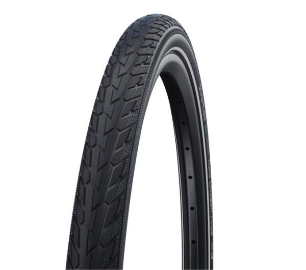Schwalbe ROAD CRUISER PLUS Active Line Green Compound PunctureGuard 42-622 Schwarz/Reflex