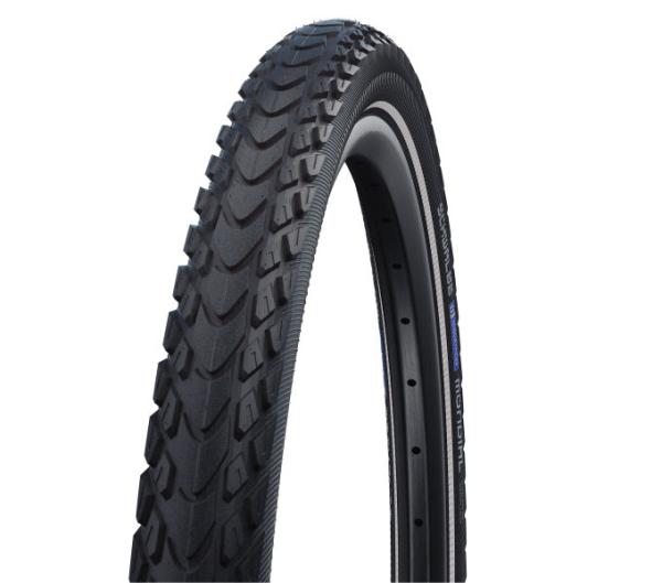Schwalbe SCHWALBE DRAHTREIFEN MARATHON MONDIAL   42-622 Schwarz/Reflex