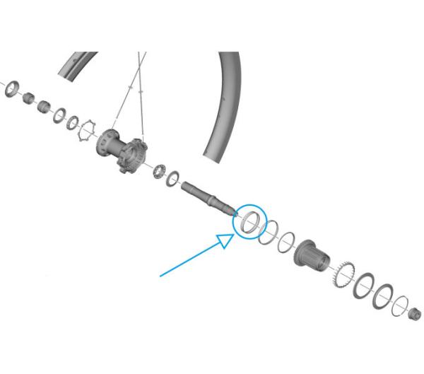 SHIMANO Spiralfeder WH-R9200/9270 HR