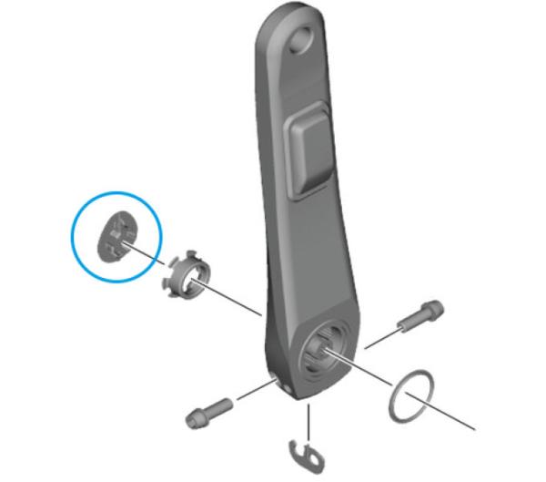 SHIMANO Abdeckkappe FC-R8100-P