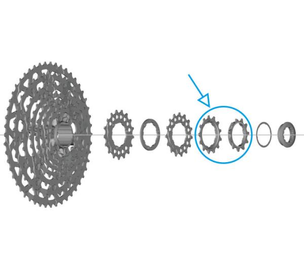 SHIMANO Ritzel f&uuml;r CS-LG700 11-13 Z&auml;hne