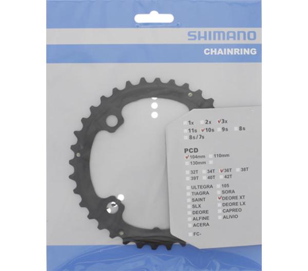 SHIMANO Kettenblatt DEORE XT FC-T780, FC-T781 36 Zähne