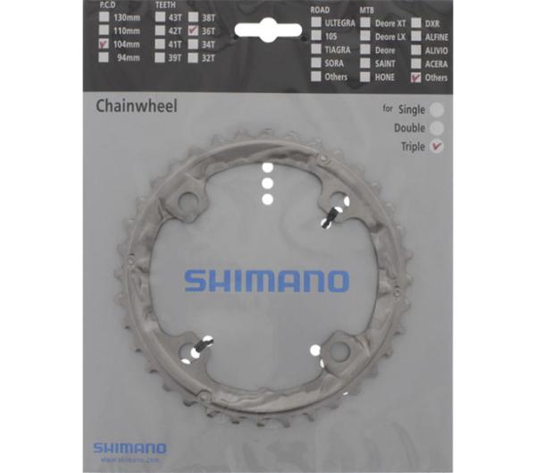 SHIMANO Kettenblatt FC-T551 36 Zähne (AL)