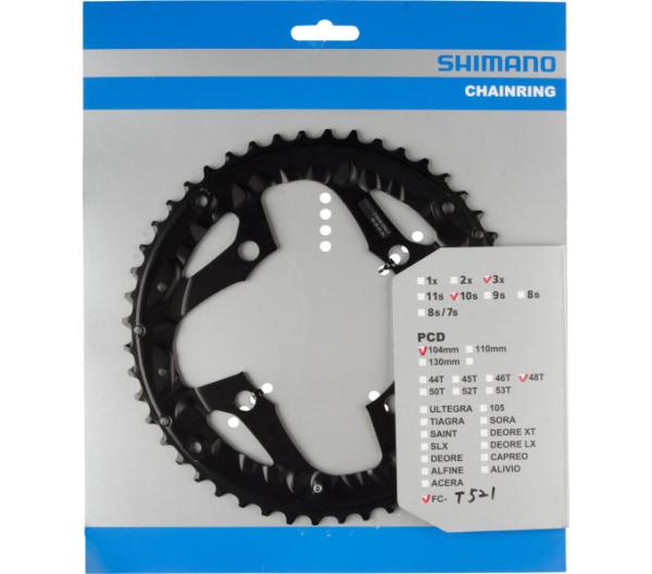 SHIMANO Kettenblatt FC-T521 48 Z&auml;hne