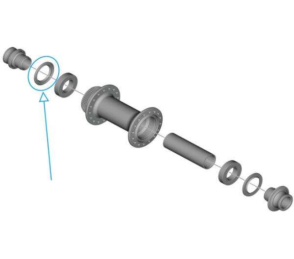 SHIMANO DICHTRING F&Uuml;R HOHLACHSE LINKS HB-M988