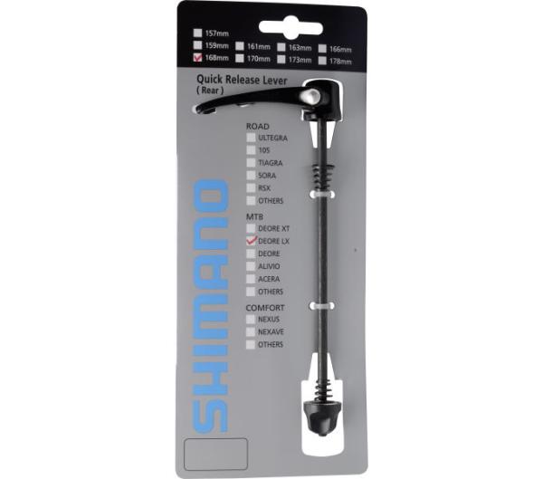 SHIMANO Schnellspanner komplett für FH-T670 168 mm Schwarz