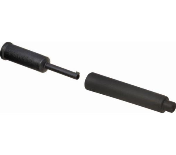 SHIMANO 4 Stück. Endkappe Schaltzugaußenhülle mit Spitze und Gummimanschette