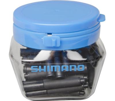 SHIMANO 50 Stück. Endkappe Schaltzugaußenhülle mit Spitze und Gummimanschette Produktbild 1