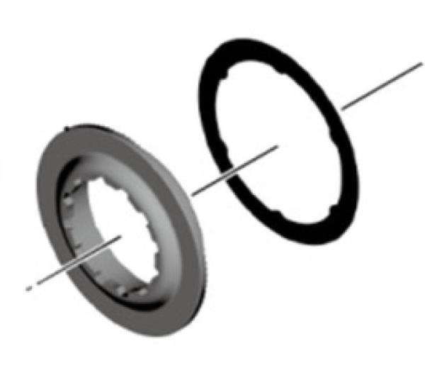 SHIMANO VERSCHLUSSRING M. U-SCHEIBE F.