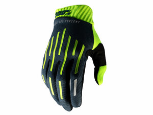 100% Ridefit Glove (FA18)  L Fluo Yellow / Charcoal