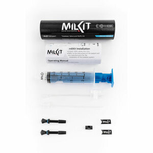 TUBELESSKIT MILKIT COMPACT 35MM VENTILE OHNE TAPE+DICHTM. - 35 mm