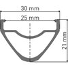 DT Swiss FELGE DT HX 491 27,5 ZOLL 28L - 28 Loch