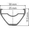 DT Swiss FELGE DT M 462 29 ZOLL 28L - 28 Loch