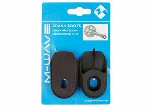 M-WAVE Kurbelendschutz Crank Boots schwarz 1 Paar