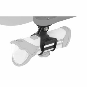 Adapter für Akku-Scheinwerfer IXON Rock (198L) für hängende Montage an Adaptern von GoPro Garmin Wahoo Aero Lenkern