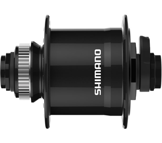 SHIMANO Nabendynamo DH-UR708-3 für Scheibenbremse Schwarz
