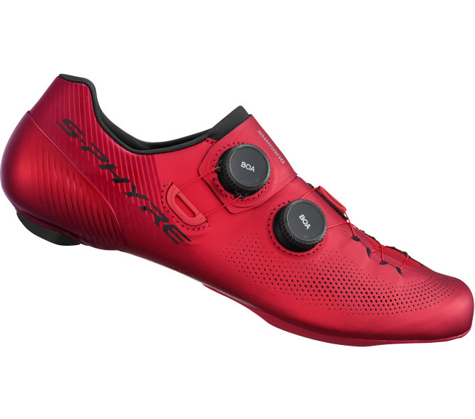 SHIMANO RC903, SCHUH, SPD-SL, UNISEX,RED, WIDE, GR. 45 RED