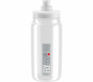 ELITE Trinkflasche Fly Transparent-Grau 550 ml