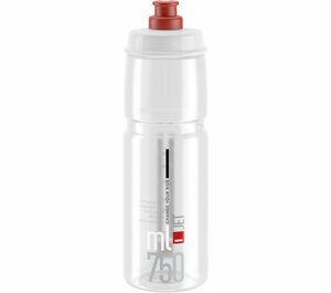 ELITE Trinkflasche Jet Transparent-Rot 750 ml