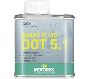 MOTOREX Bremsflüssigkeit BRAKE FLUID DOT 5.1  1x 250 ml Dose
