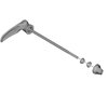 SHIMANO Schnellspanner 170 mm FH-M3050, FH-TX800 Schwarz